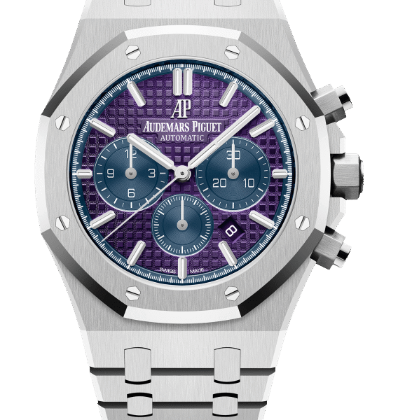 ROYAL OAK Plum purple dial CHRONOGRAPH 41mm