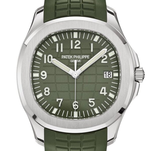 Aquanaut 5168G-010 Khaki Green Dial Watch 42mm
