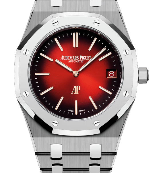 ROYAL OAK JUMBO EXTRA-THIN Smoked Burgundy Dial 39mm