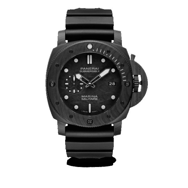 Submersible Full Black Marina Militare Carbotech 47mm