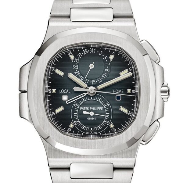 Nautilus 5990/1A-011 Travel Time Chronograph Dual Time 40.5mm