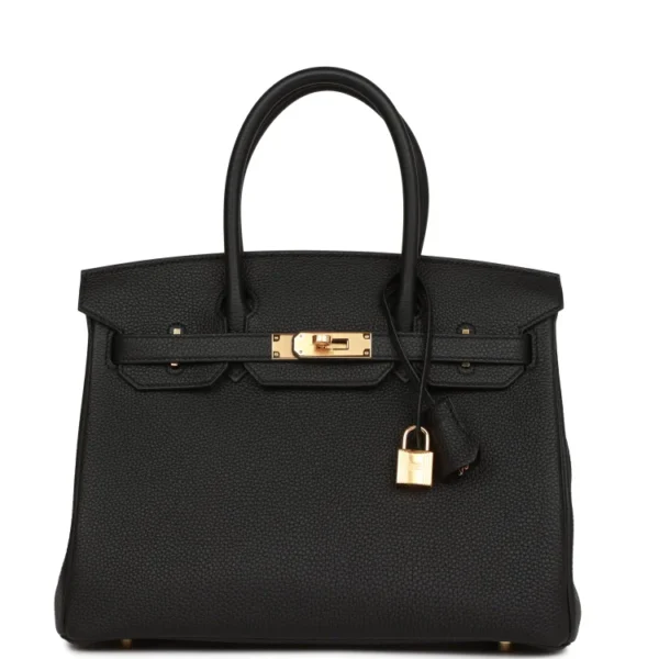 H Birkin 30 Black Togo Gold Hardware